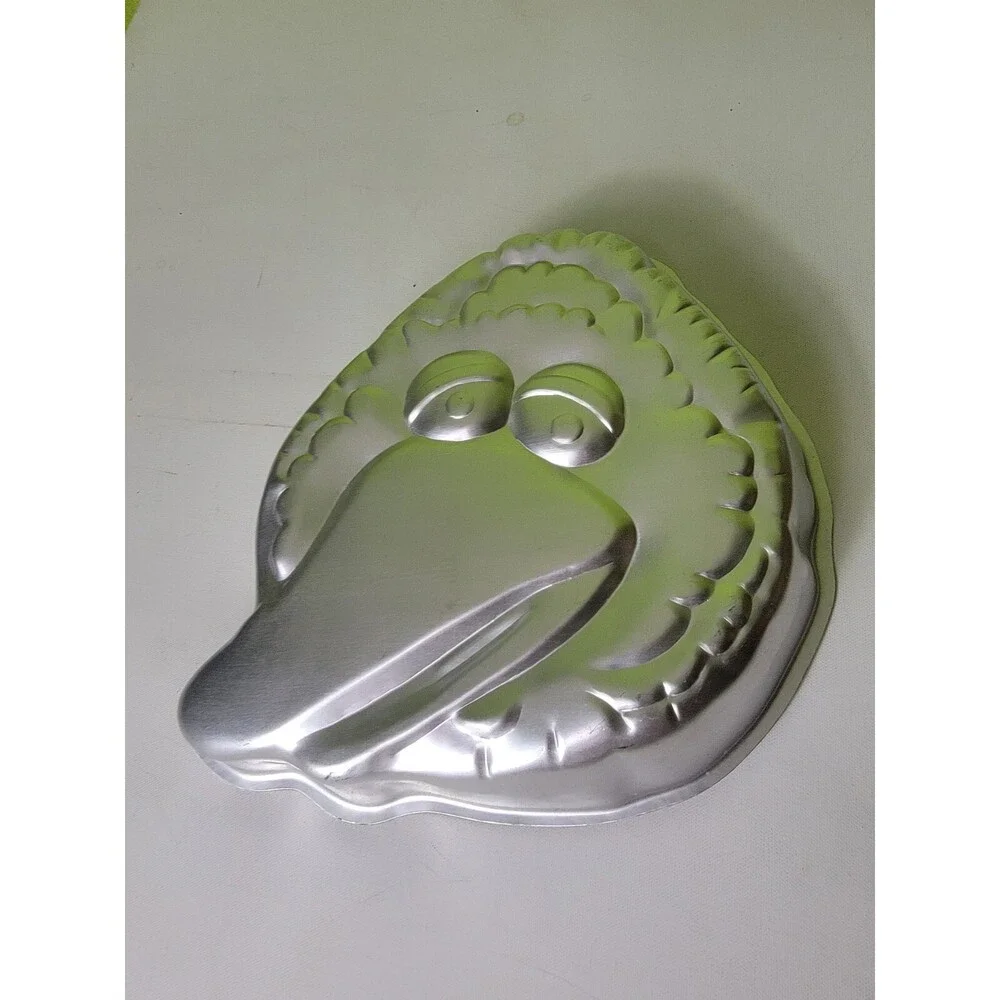 Vintage Wilton BIG BIRD HEAD Sesame Street Muppets Cake Pan Mold Birthday 1970s